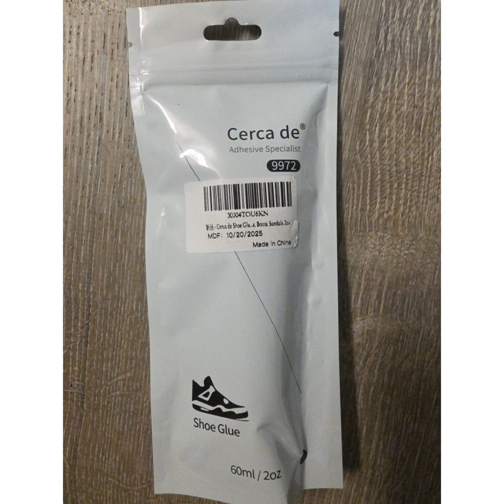 Cerca de 9972 Shoe Glue Heavy Duty, Shoe Sole Repair, Adhesive Specialist